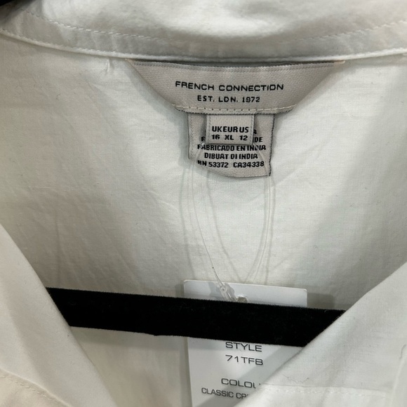 French Connection Arla Flannel LS Shirt Dress - Picture 7 of 8